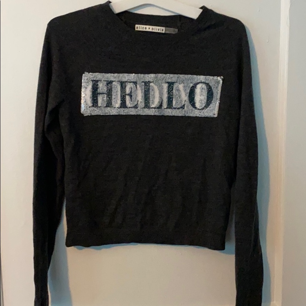 Hello/Goodbye transitioning sweater